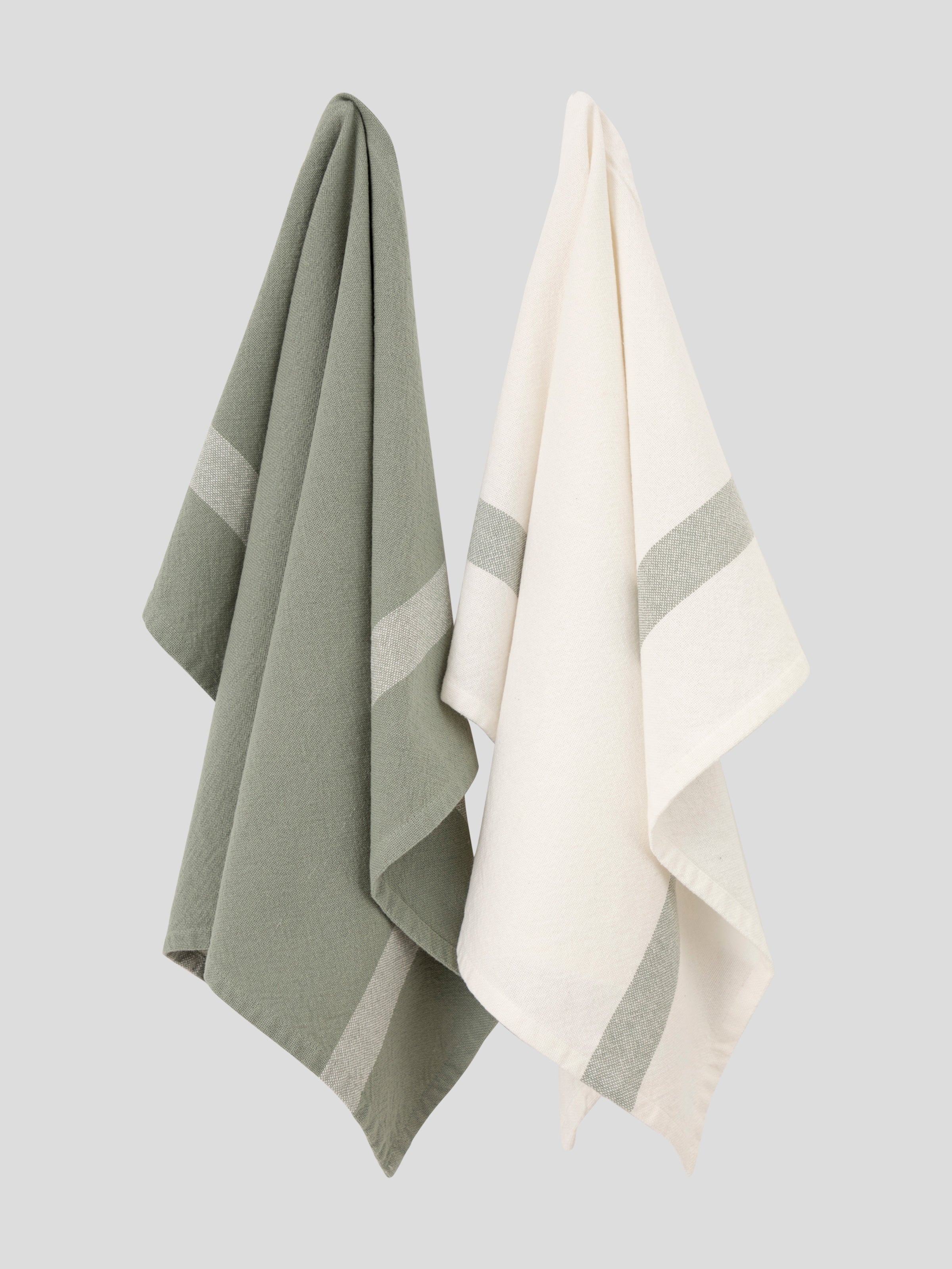 Grey and deals white tea towels