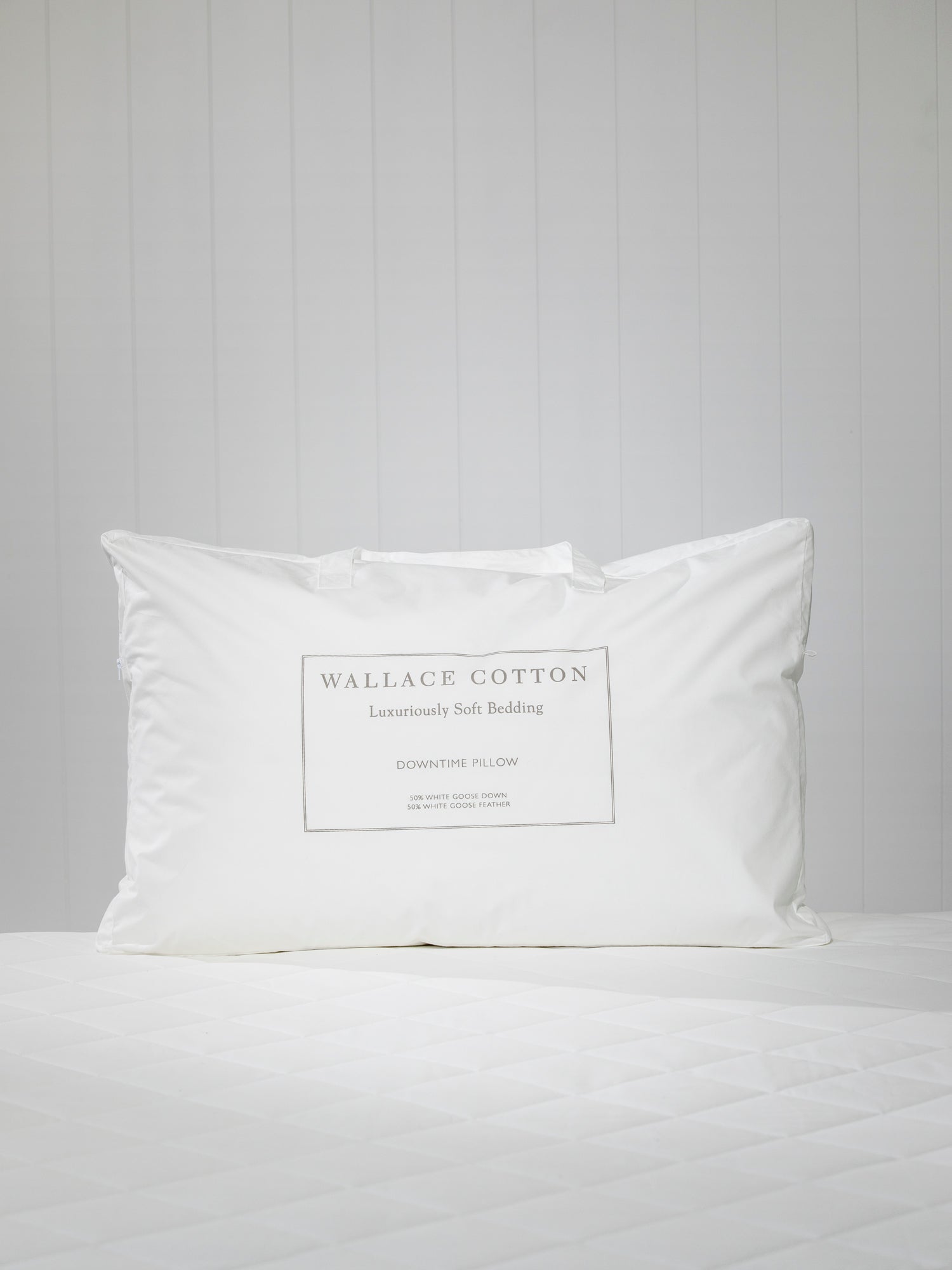 Luxuredown white best sale goose down pillow