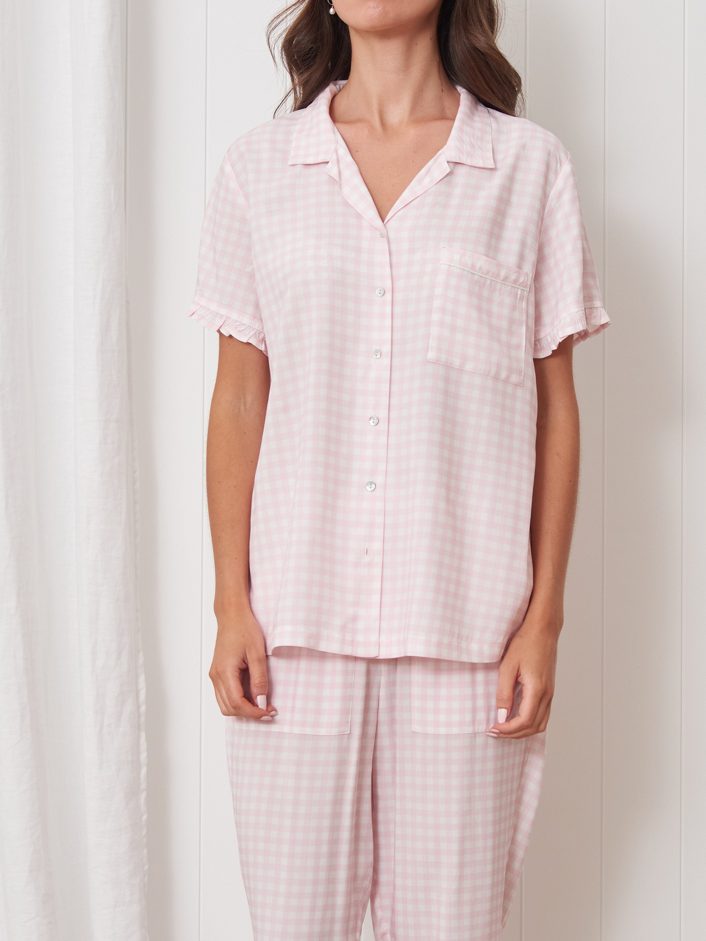 Short sleeve cotton discount pyjamas