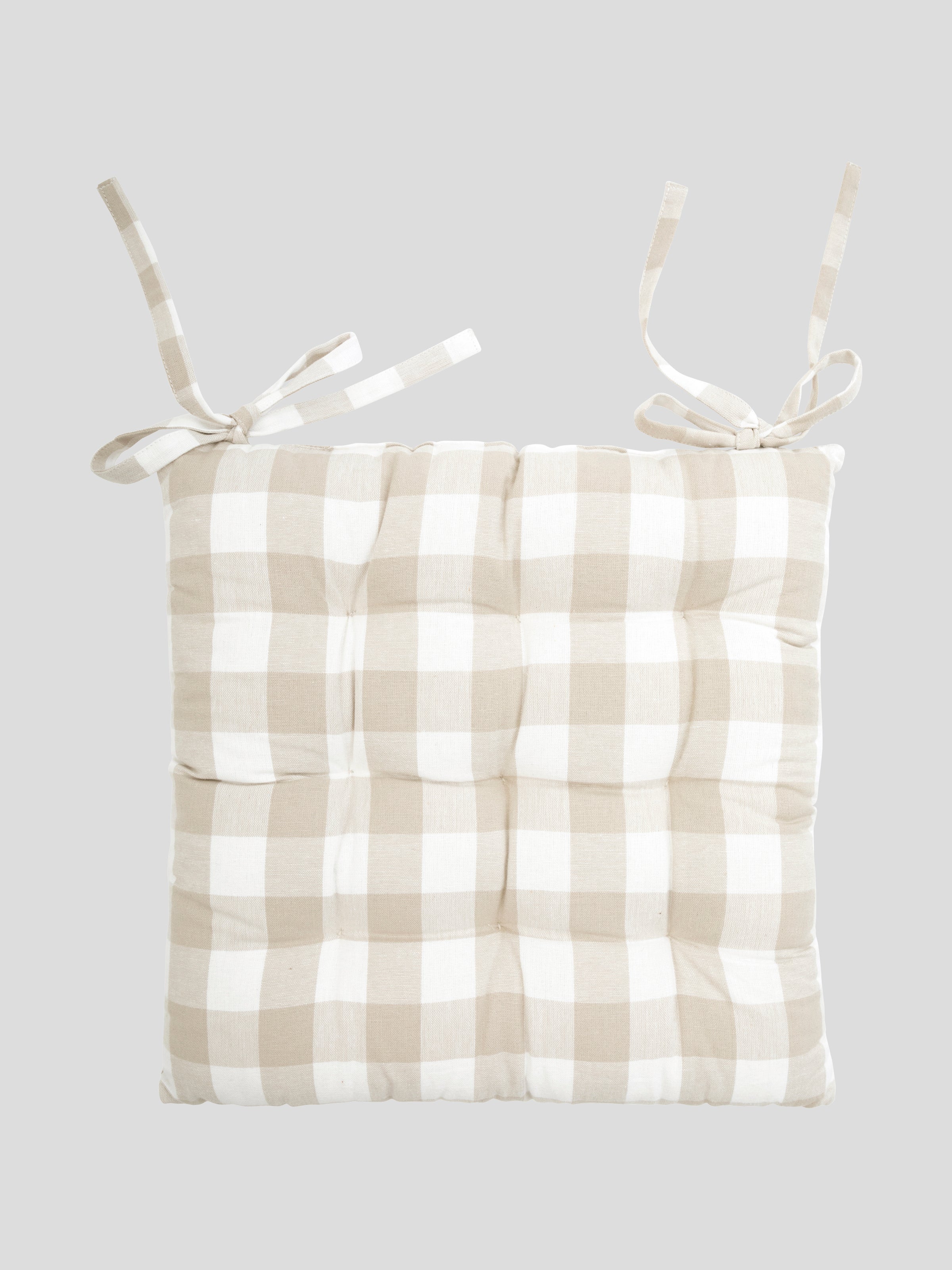 Gingham seat online cushions