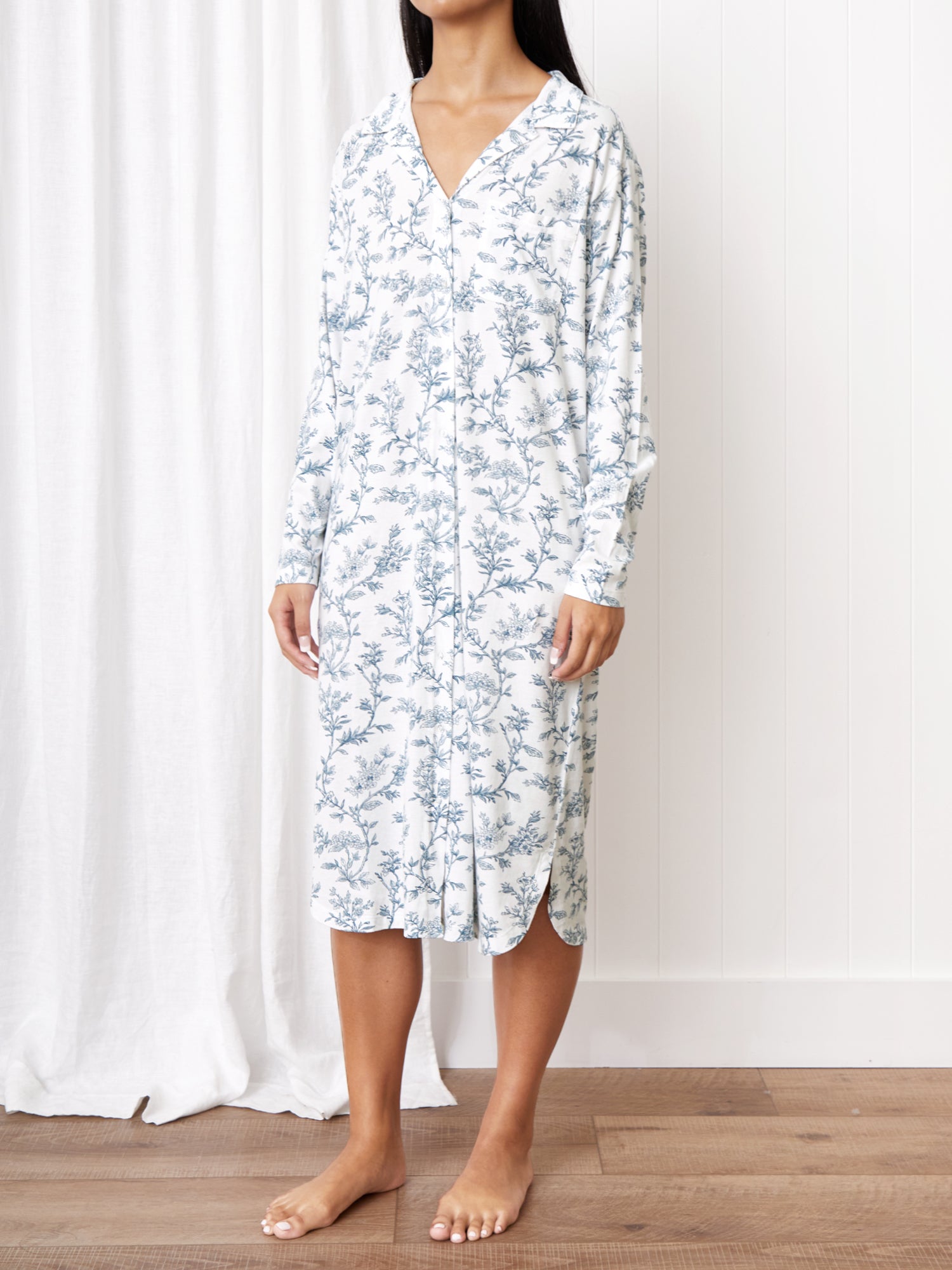 Cotton 2025 knit nightshirt