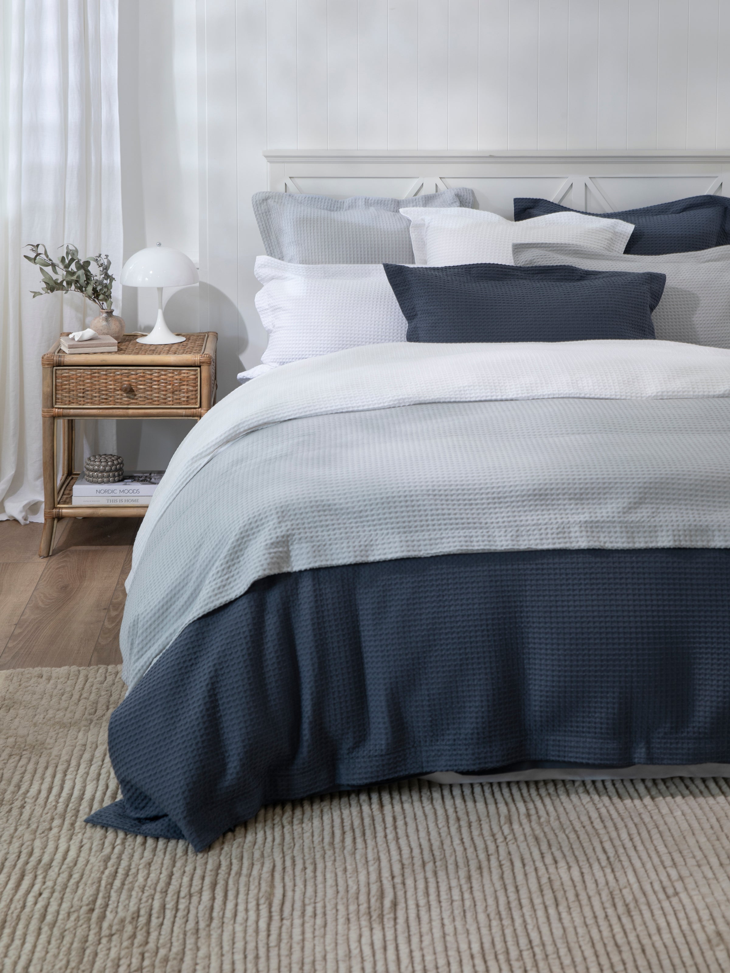 hudson grey duvet cover and pillowcase set