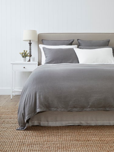 Happiness is Wallace Cotton's Silverton duvet and pillowcases