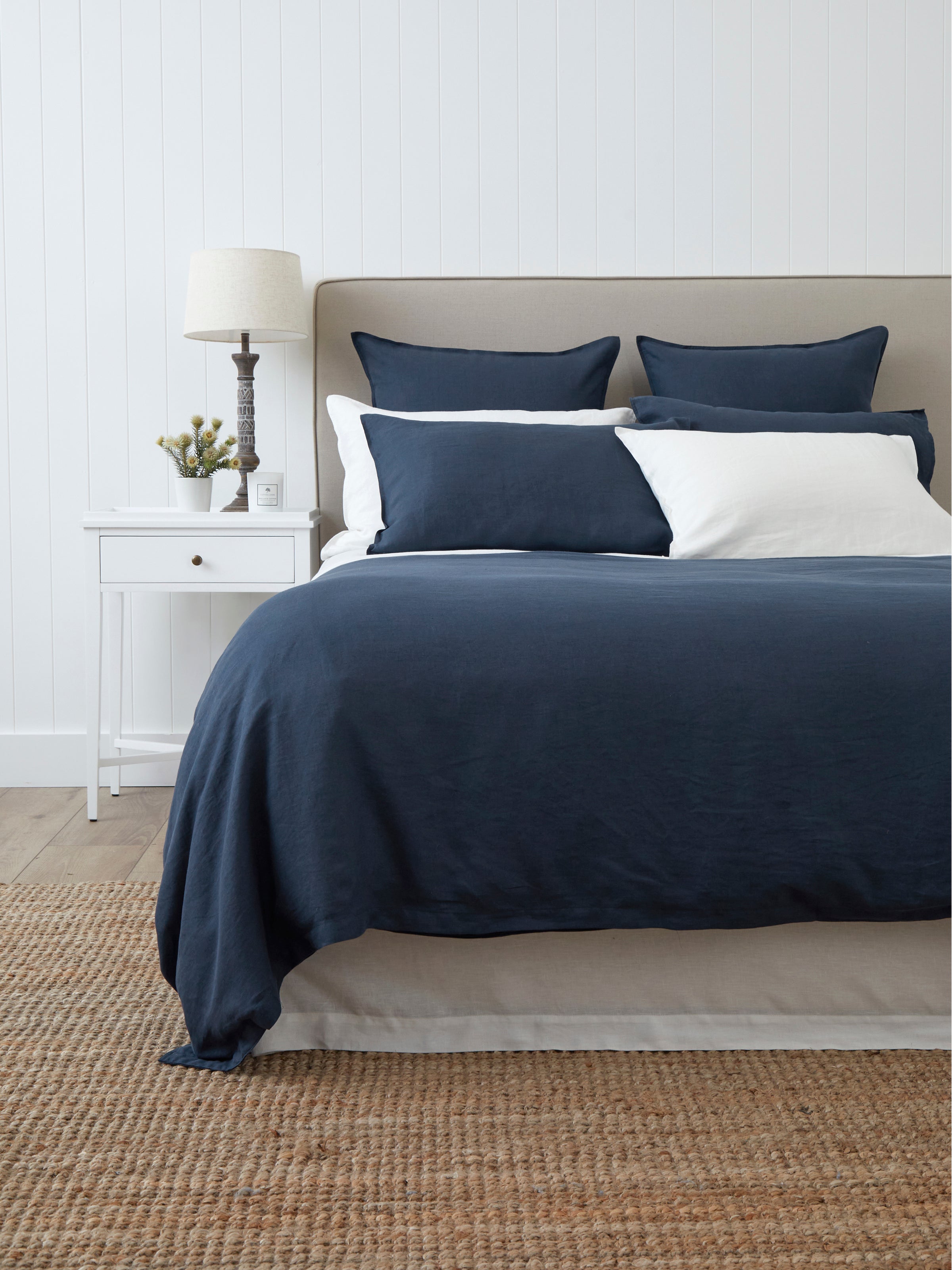 Loft Linen Duvet Cover Set Wallace Cotton US