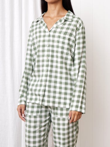 Wallace Cotton Mother of Pearl PJ Shirt $79.90 PJ Pants 6 $79.90 — FENNEC