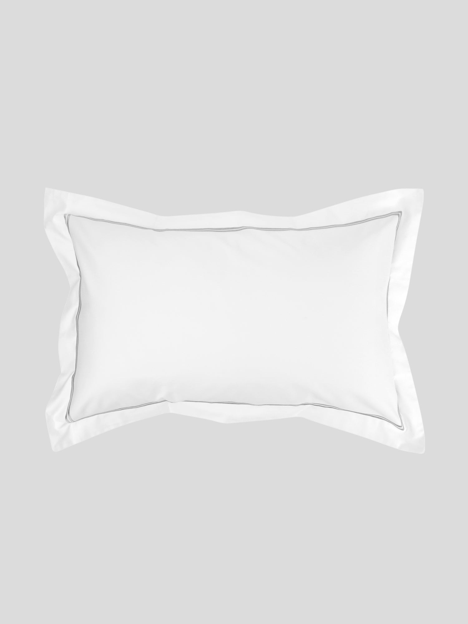 Grey oxford outlet pillowcase