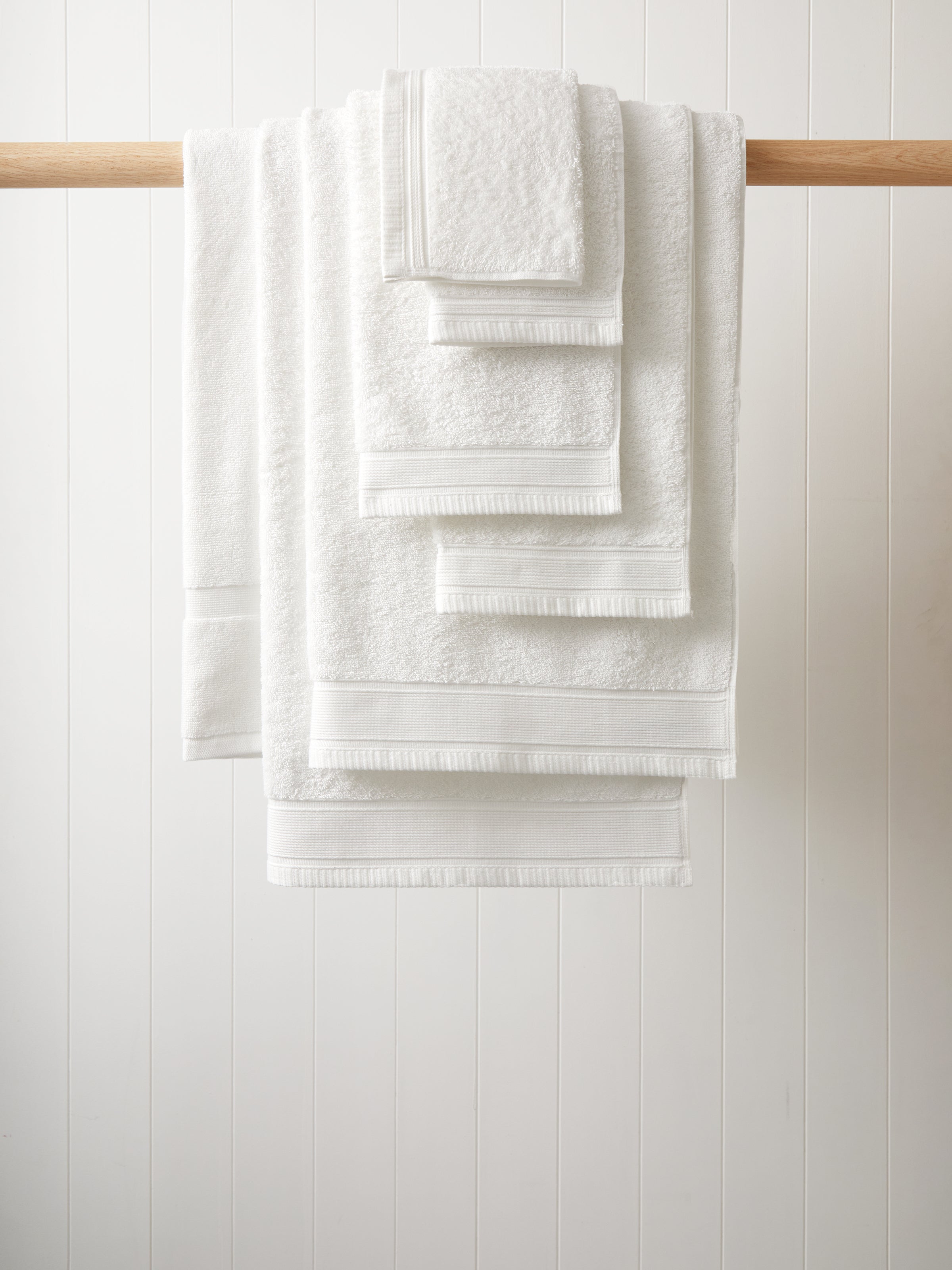 Cotton discount white towels