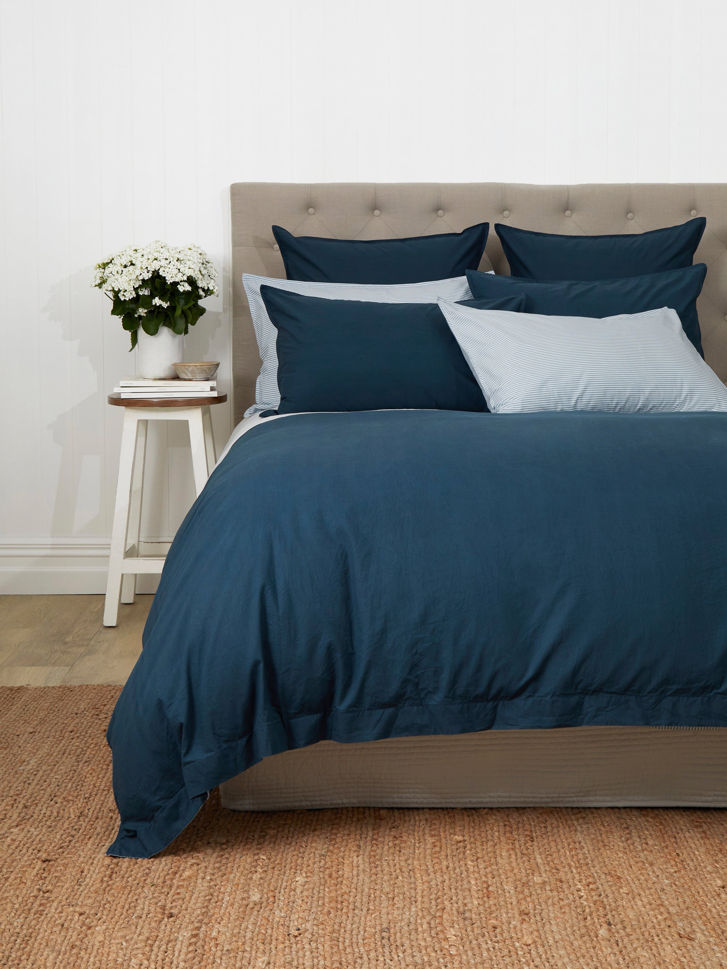 indigo blue duvet cover