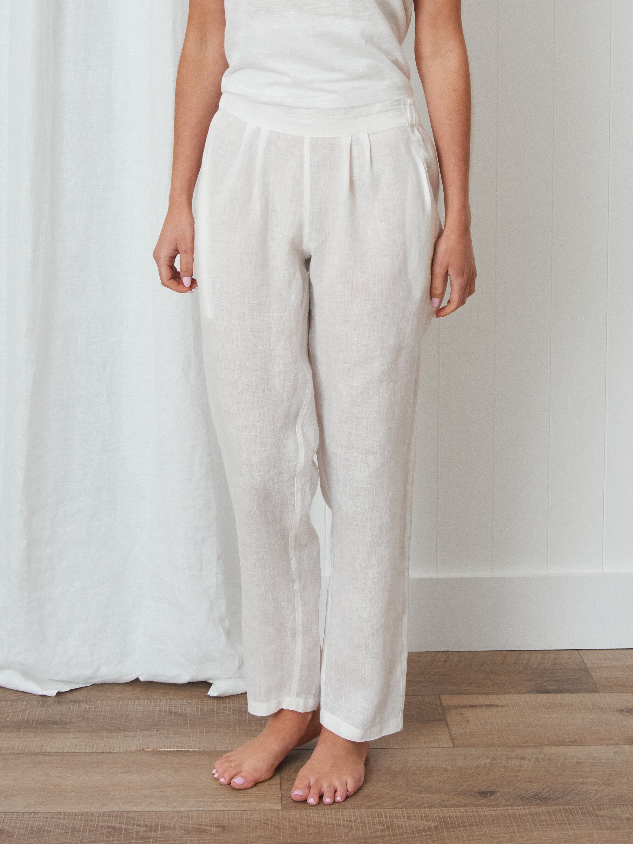 Linen pants cotton on sale on