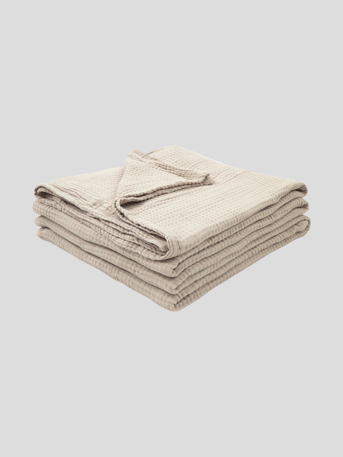 Whisper Muslin Blanket in Natural | Wallace Cotton NZ